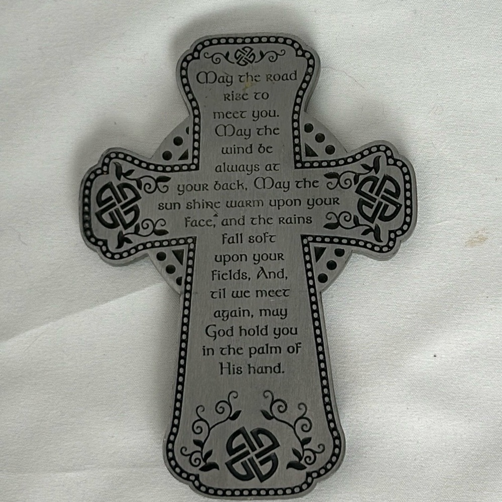 Silver Celtic Cross Solid EUC by Cathedral Art Mare in the USA